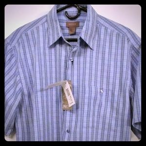 Bruno brand, blue, button down shirt